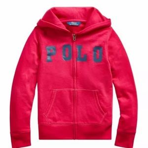 NWT RALPH LAUREN POLO SPORT PINK HOODIE XL